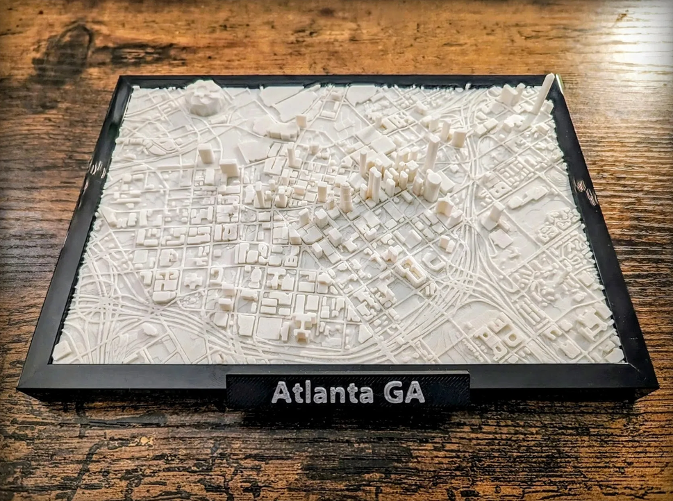 3D Printed Mini Maps photo 2