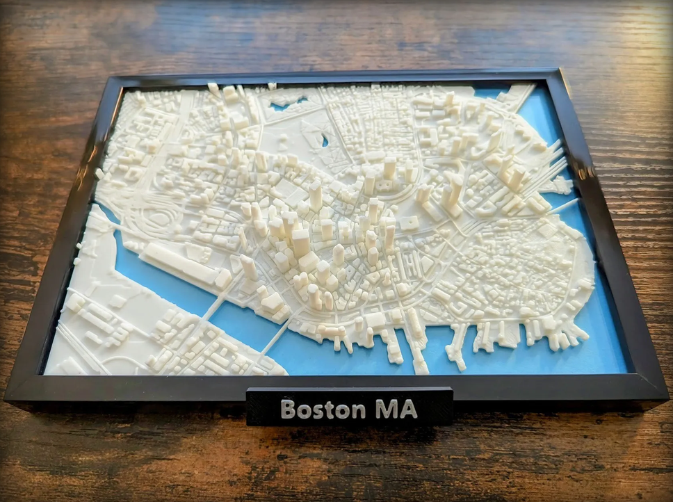 3D Printed Mini Maps photo 3