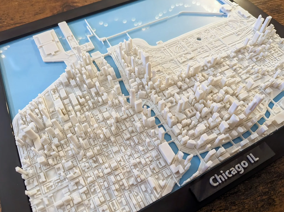 3D Printed Mini Maps